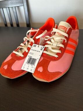 adidas Women's Country OG Sneakers in Pink and Red Limited Edition
